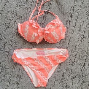 Victoria secret bikini set 34D top n Medium bottom